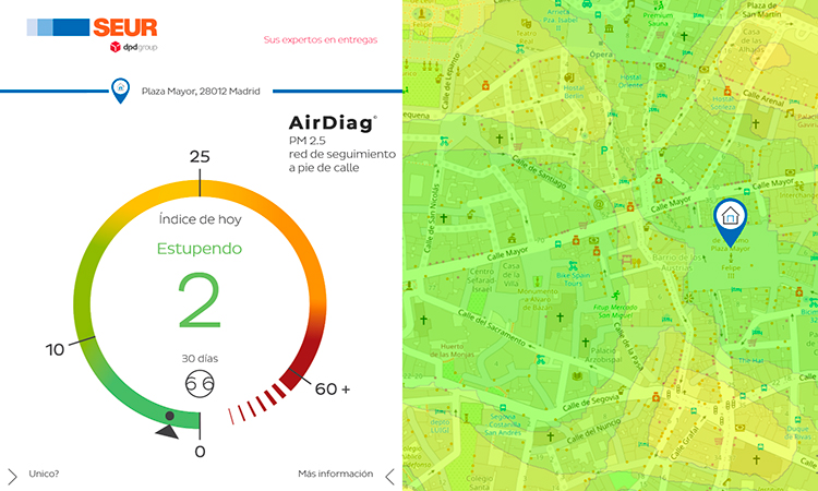 Se reduce en un 40% la presencia de partículas dañinas en el aire de Madrid durante el confinamiento