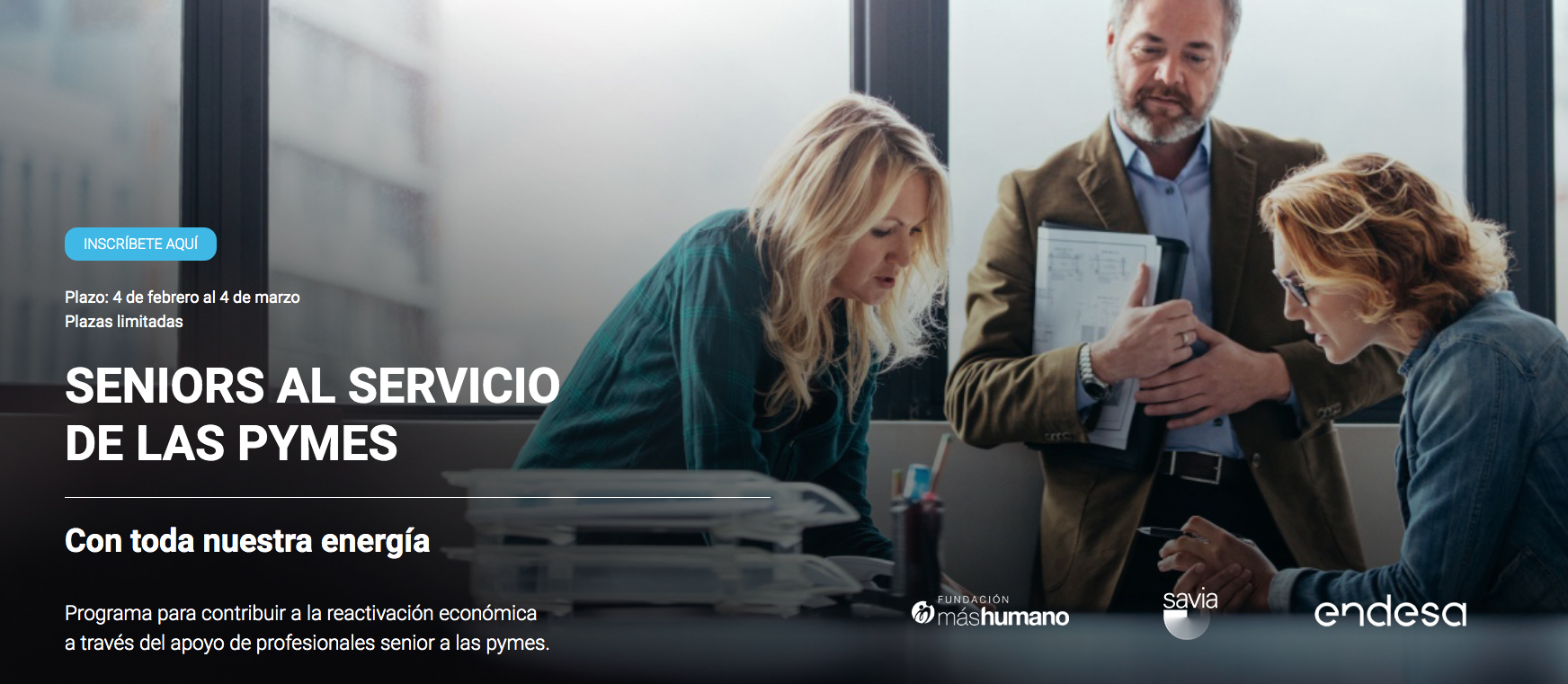 Endesa lanza “Seniors al servicio de las Pymes”