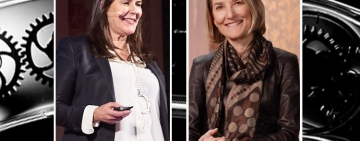 Las profesoras Heminia Ibarra, de London BS, y Amy Edmondson, de Harvard BS