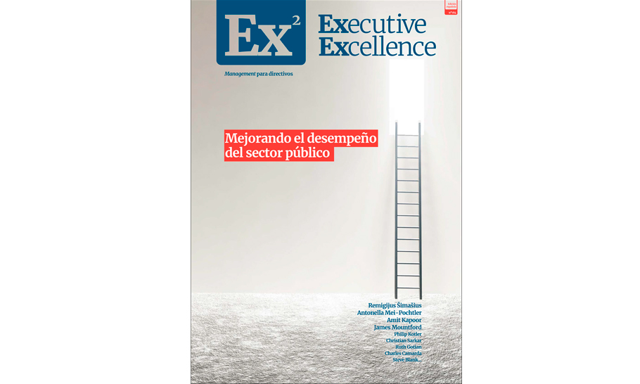 Portada Executive Excellence n184 enero 2023 Mejorando el desempeño del sector público