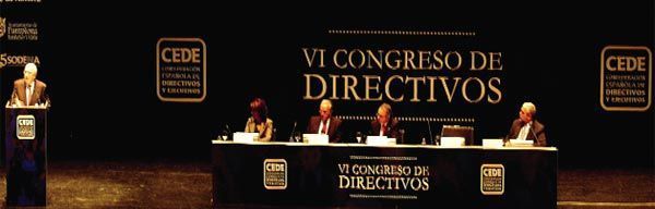 Oradores en el VI Congreso de Directivos